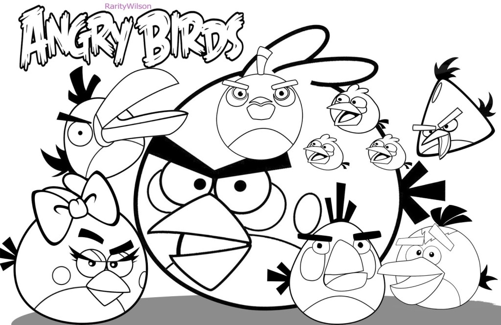 Angry Birds coloring pages 20 – Free Printables